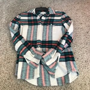 J. Crew Boy Shirt in Rock Salt Plaid 00